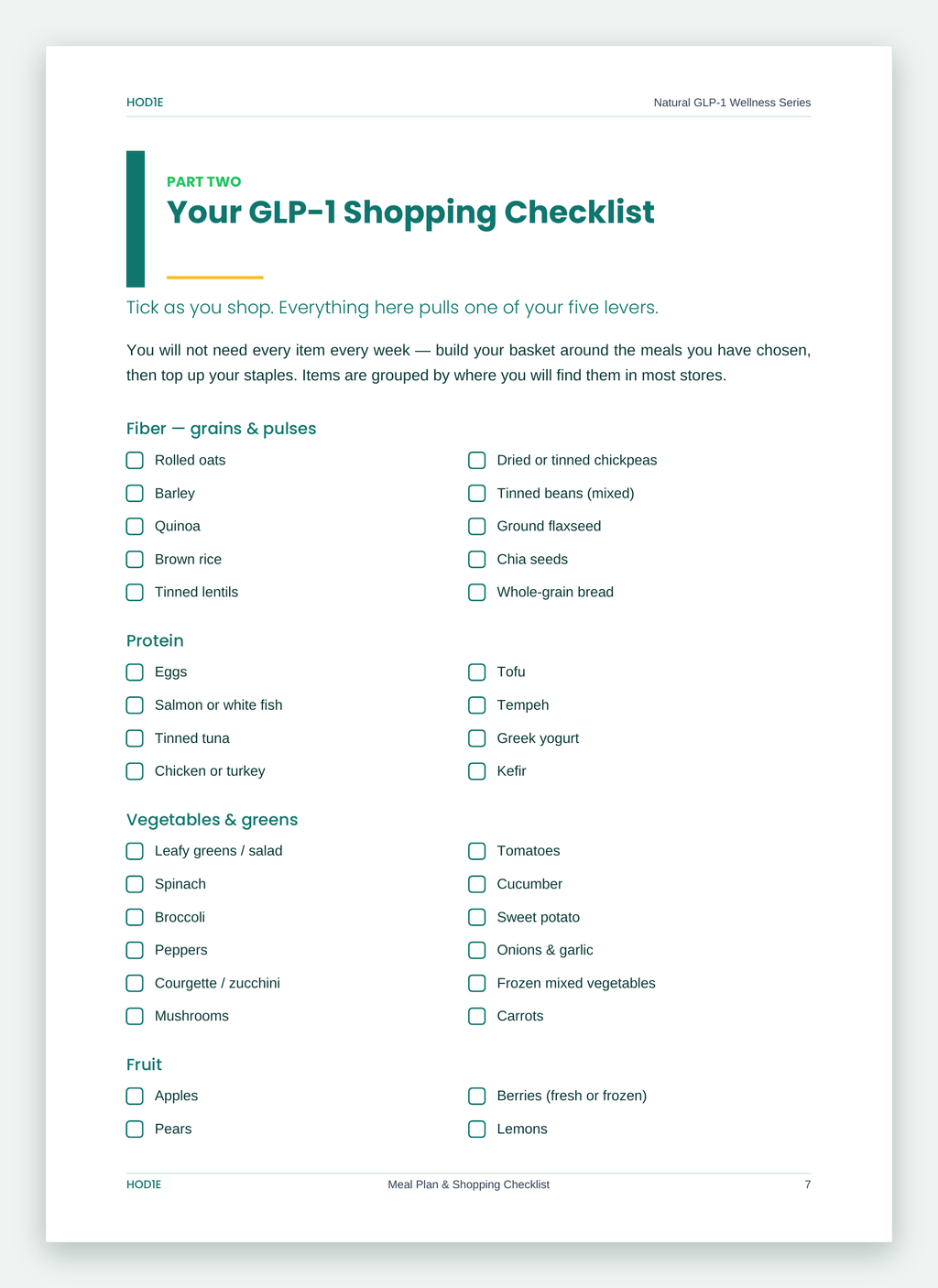 The Natural GLP-1 Blueprint