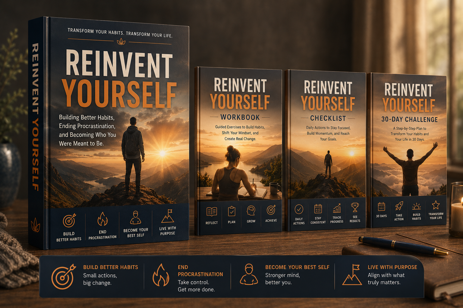 Reinvent Yourself - The Complete Habit Building System