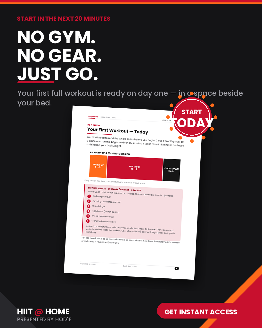 HIIT @ HOME - The Complete At-Home Conditioning System