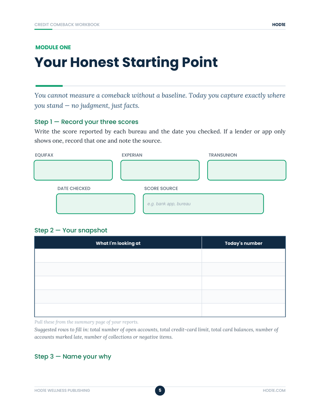 Credit Comeback Blueprint - The Complete 4-Part Series