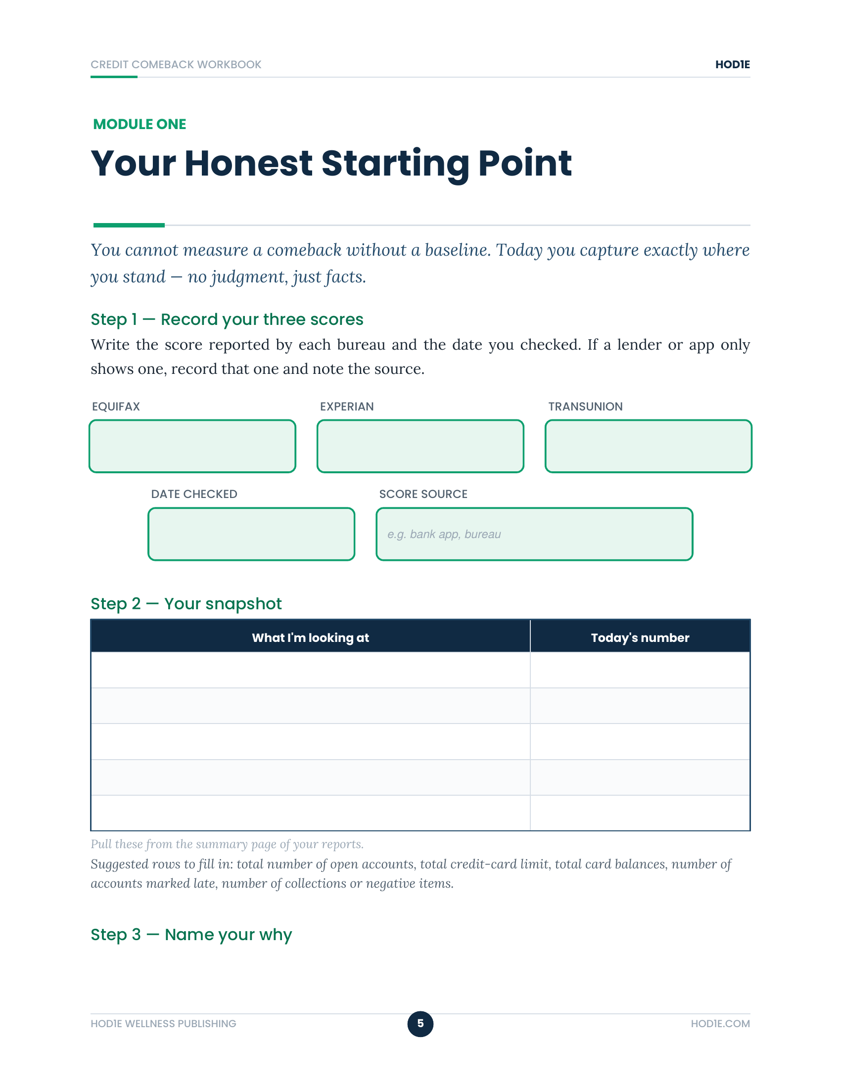 Credit Comeback Blueprint - The Complete 4-Part Series