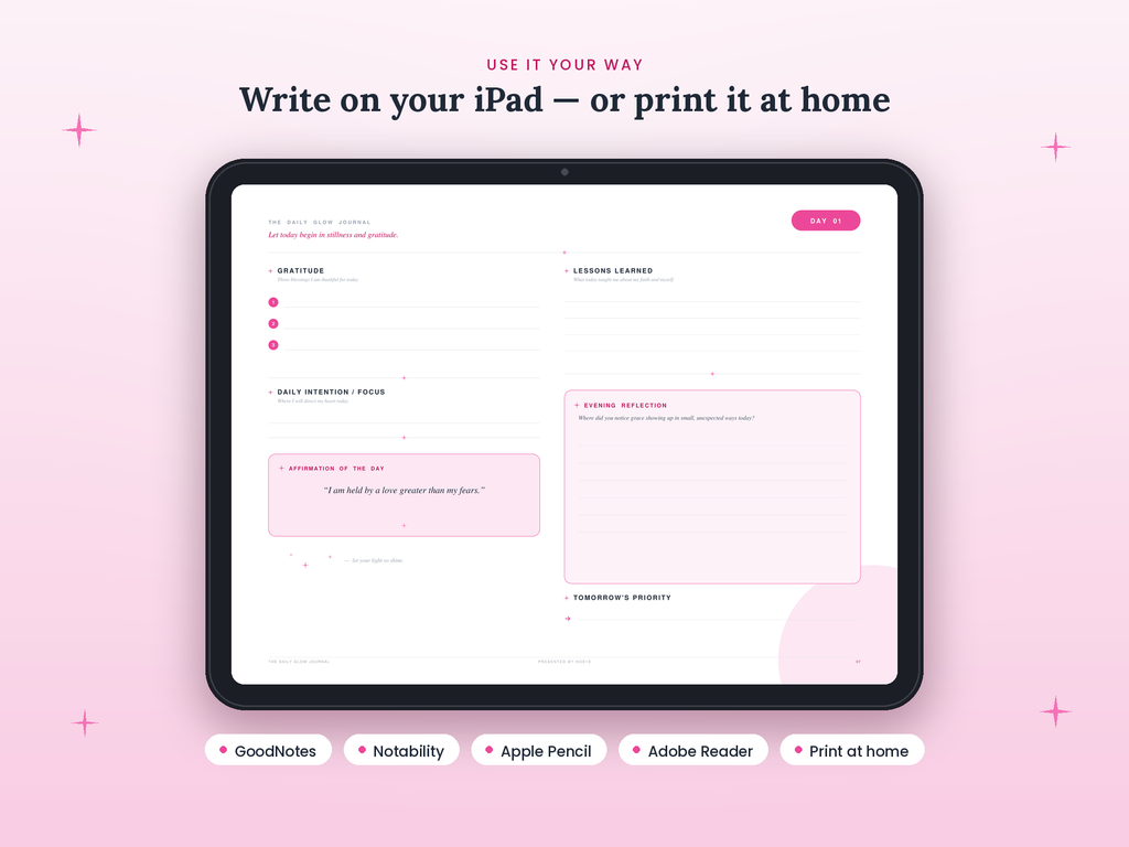 The Daily Glow Journal