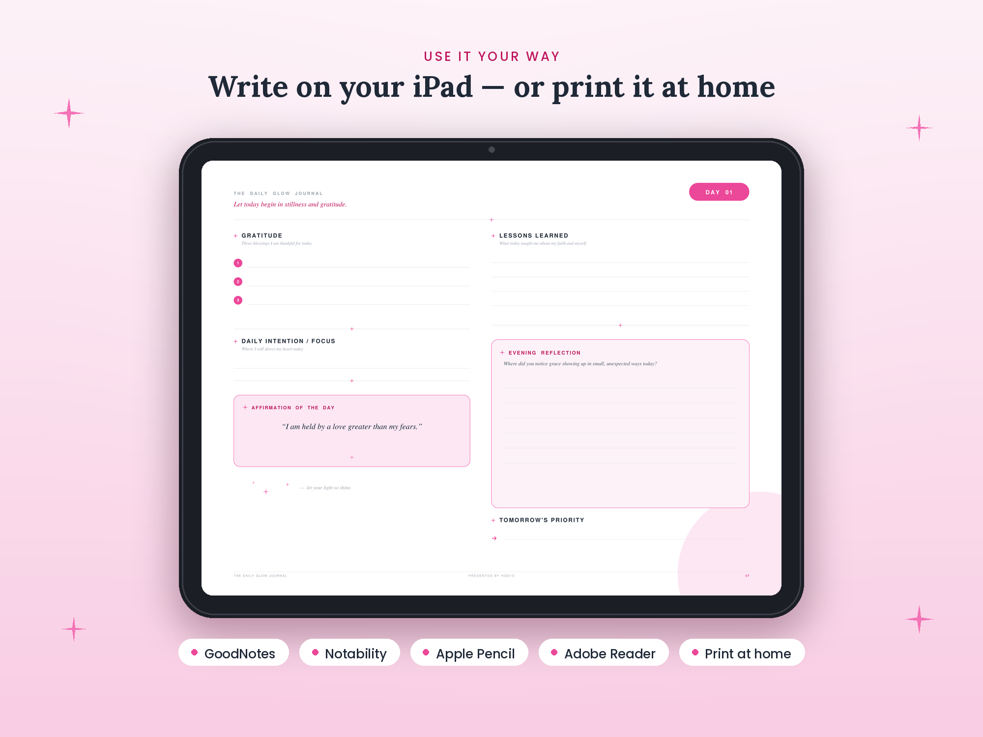 The Daily Glow Journal
