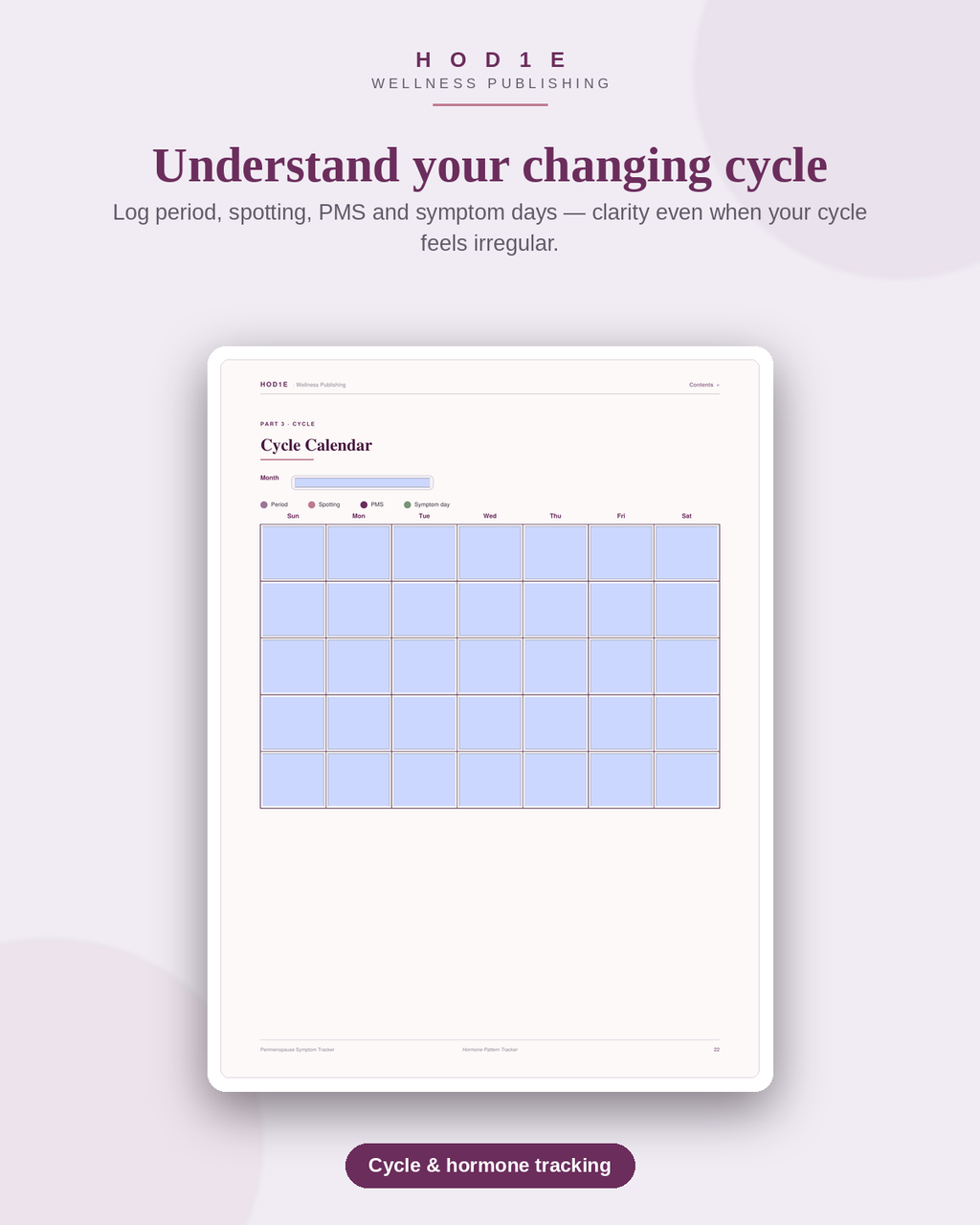 Perimenopause Symptom Tracker
