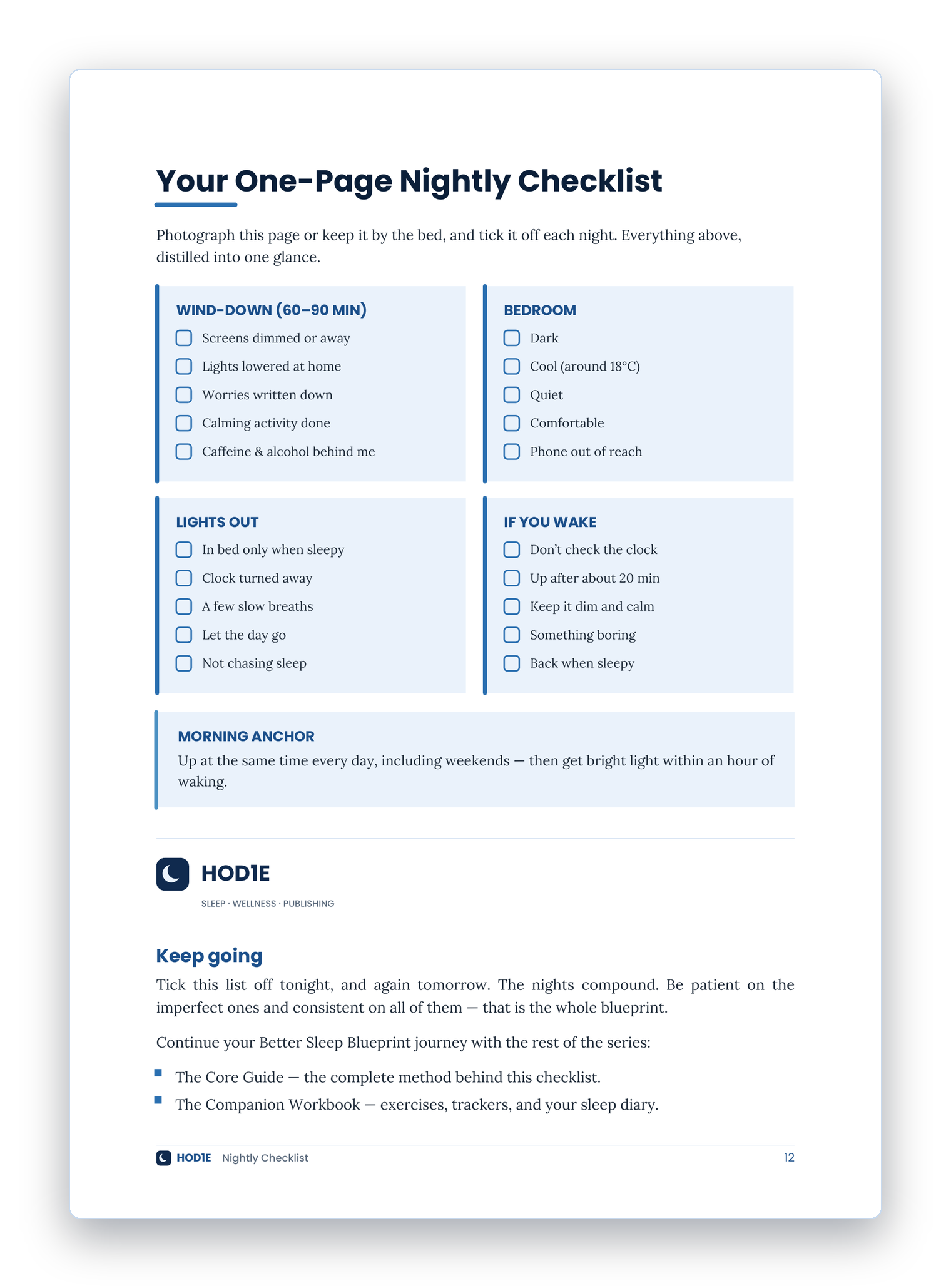 Better Sleep Blueprint: The Complete Toolkit